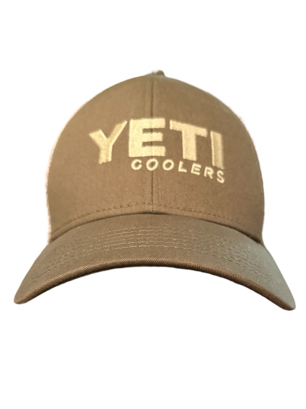 YETI Coolers Gray SnapBack Hat Adjustable Truckers Mesh Baseball Cap
